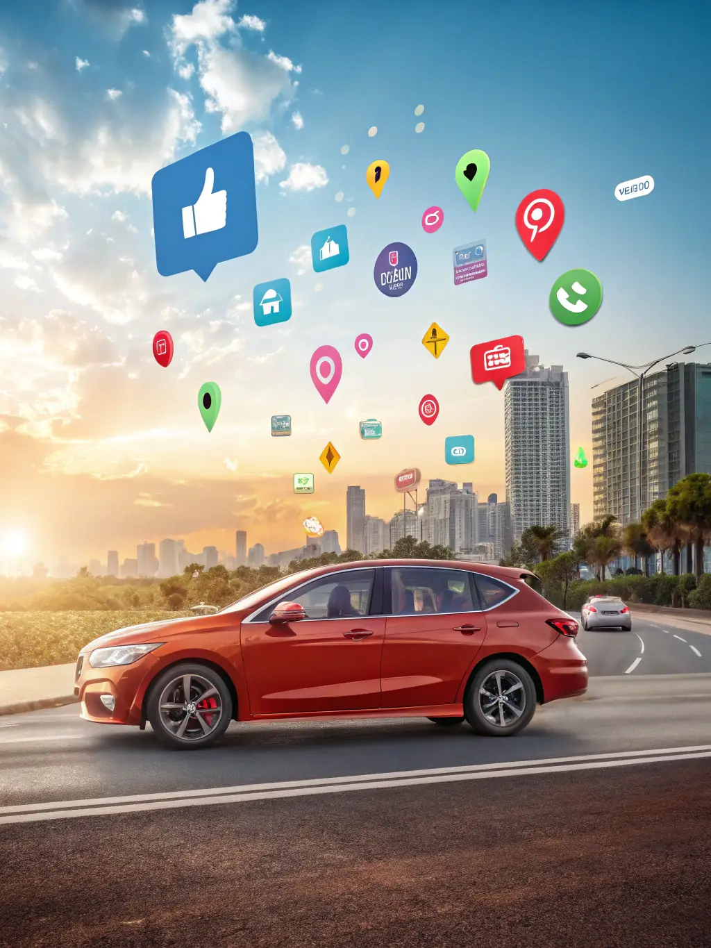 A vibrant digital marketing campaign displayed on various devices, representing Stelarity LLC's advertising and marketing strategies.
